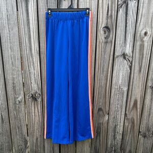 Wild fable Blue Track Pants with Orange Stripes